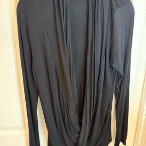 Sun n Moon Black Rayon Blend Top